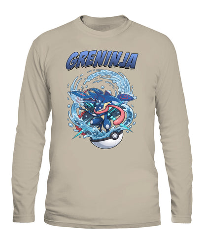 PKM Greninja Printed Graphic Sweatshirt T-Shirt