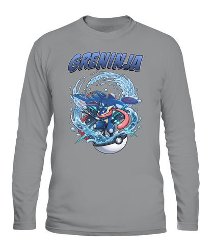 PKM Greninja Printed Graphic Sweatshirt T-Shirt