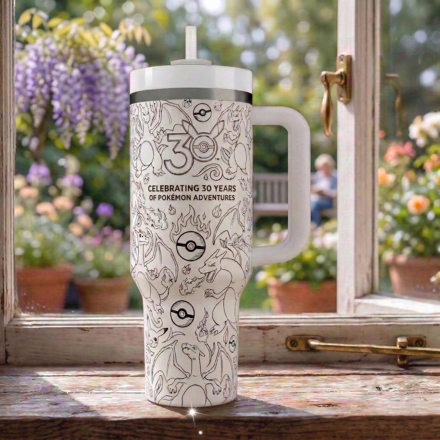 PKM Charizard 30 Years Anniversary 40Oz Stainless Steel Tumbler