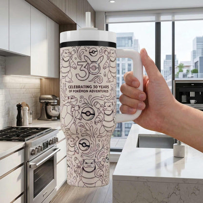 PKM Blastoise 30 Years Anniversary 40Oz Stainless Steel Tumbler