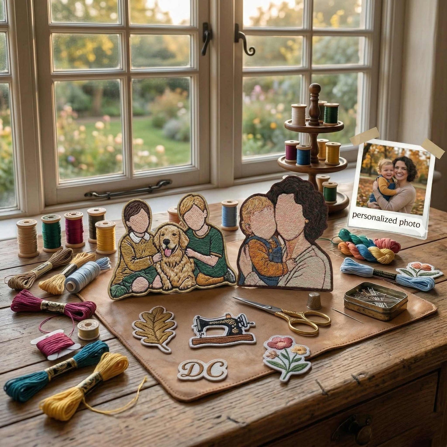 Embroidered Custom Photo Embroidery Iron Patch