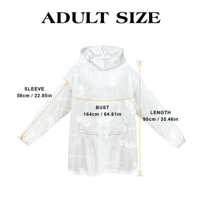 Just A Girl Who Loves Highland Cow Cute Personalized Custom Name Blanket Hoodie