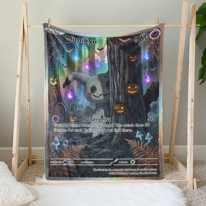 PKM Mimikyu Halloween Custom Fleece Blanket