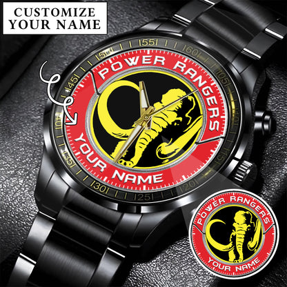 Mighty Morphin Power Rangers Mastodon Custom Name Watch