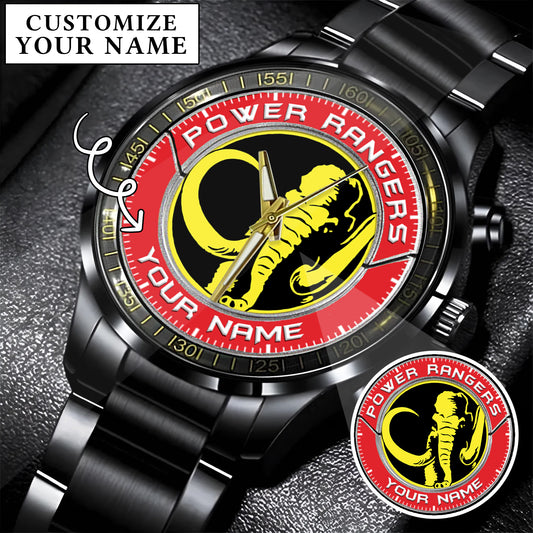 Mighty Morphin Power Rangers Mastodon Custom Name Watch