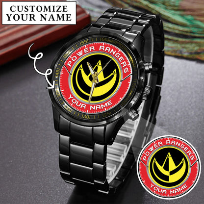 Mighty Morphin Power Rangers Dragon Zord Custom Name Watch