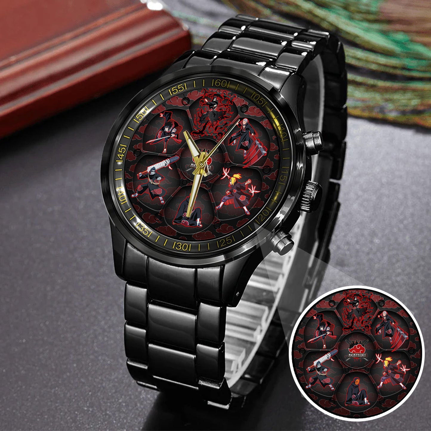 Anime Akatsuki Clan Art Custom Watch