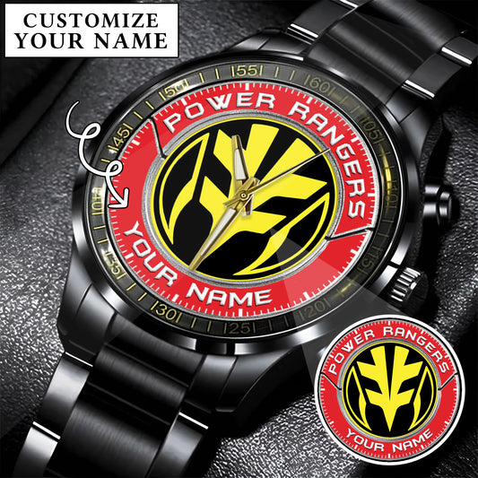 Mighty Morphin Power Rangers Tigerzord Custom Name Watch