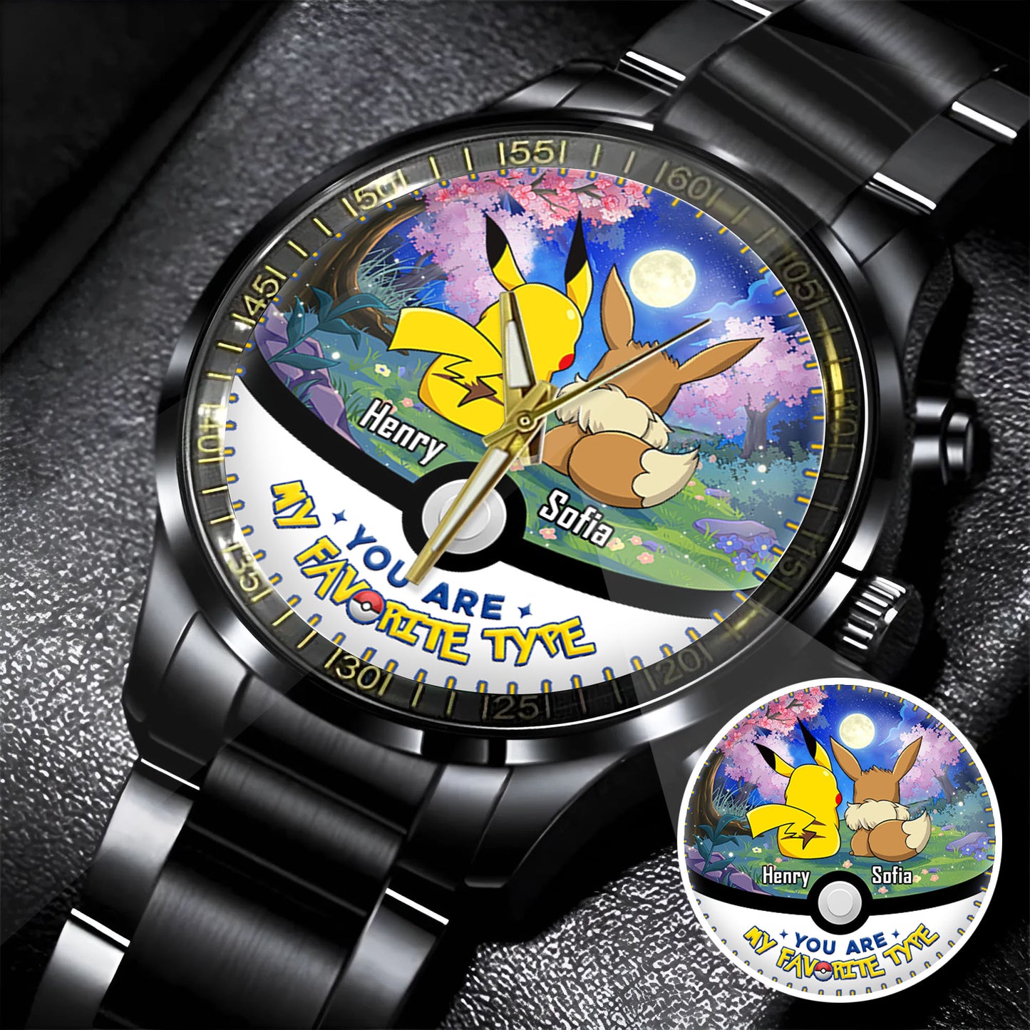 Customized PKM I Choose You Watch