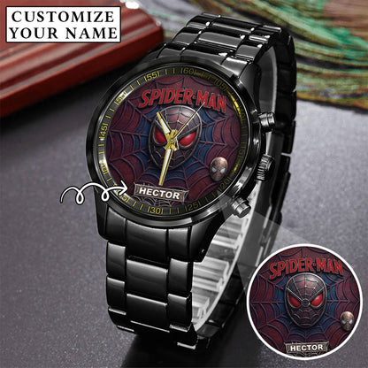 Spider Man Custom Name Limited Edition Watch