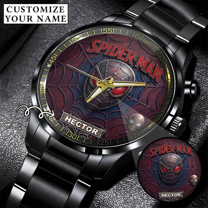 Spider Man Custom Name Limited Edition Watch