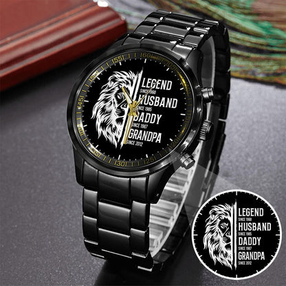 Father's Day Legend Husband Daddy Grandpa Limited Edition Watch