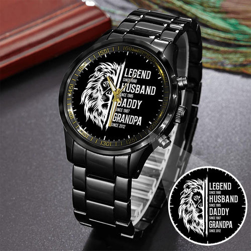 Father's Day Legend Husband Daddy Grandpa Limited Edition Watch
