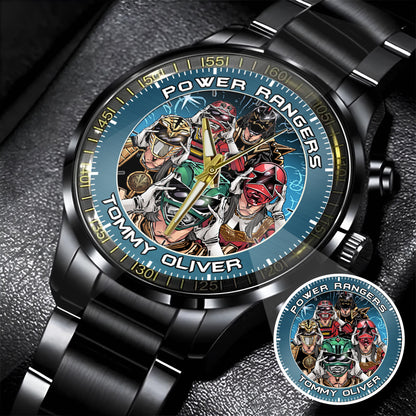 Legendary Tommy Oliver Rangers Art JDF Merories Custom Watch