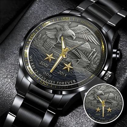 Seattle Seahawks 50th Anniversary 2026 Stainless Steel Watch