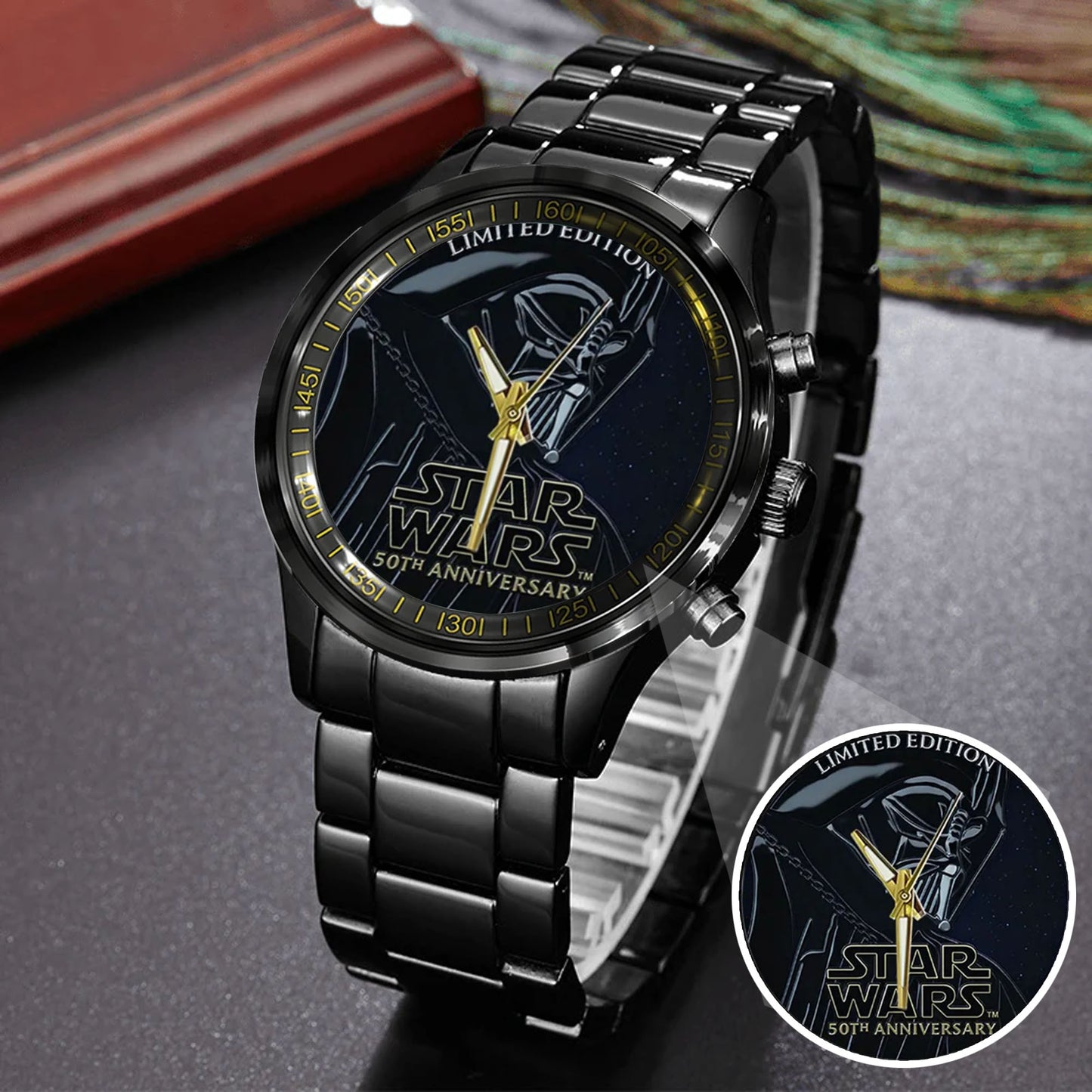 Star Wars 50th Anniversary Stainless Steel Watch