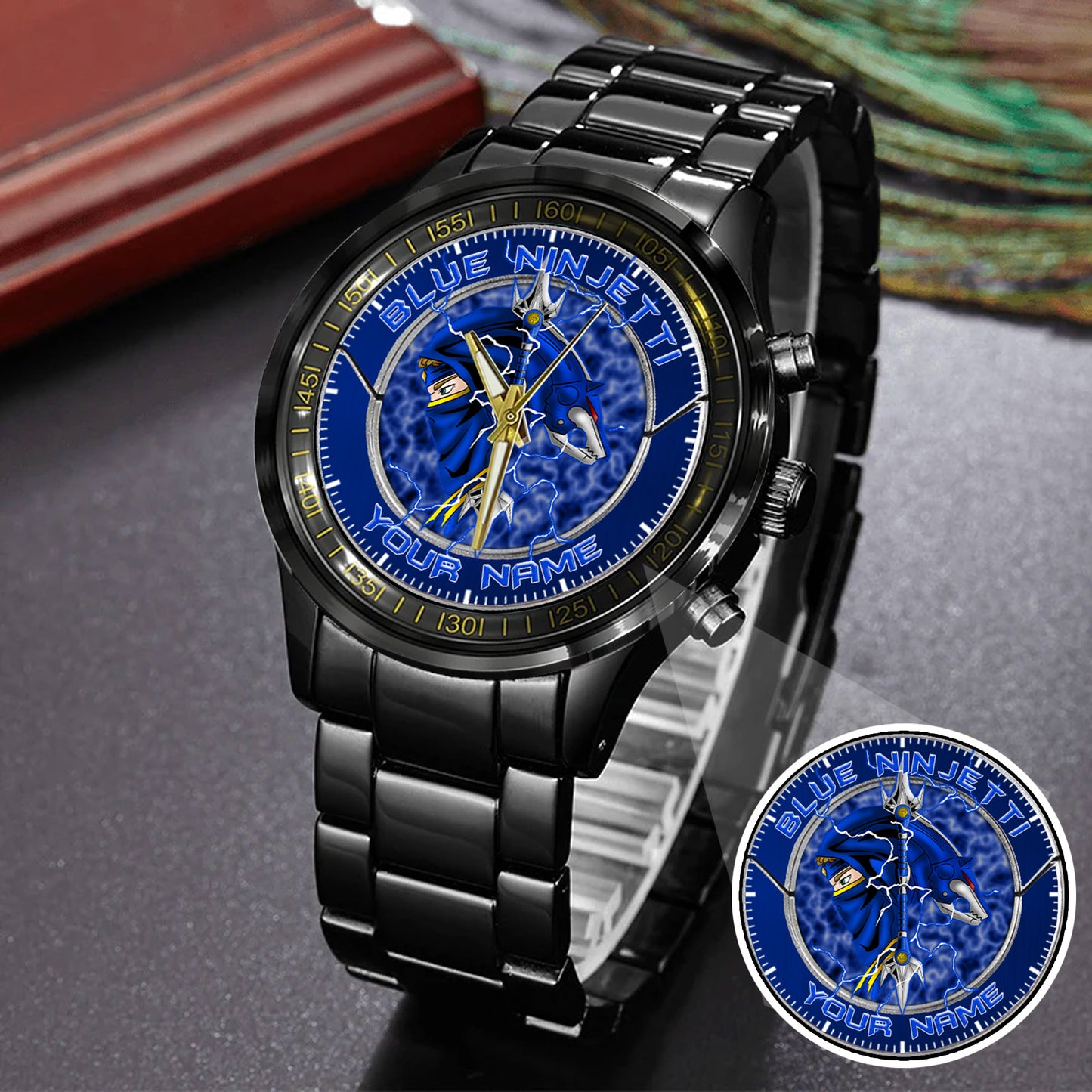 Power Rangers Blue Ninjetti Personalized Watch