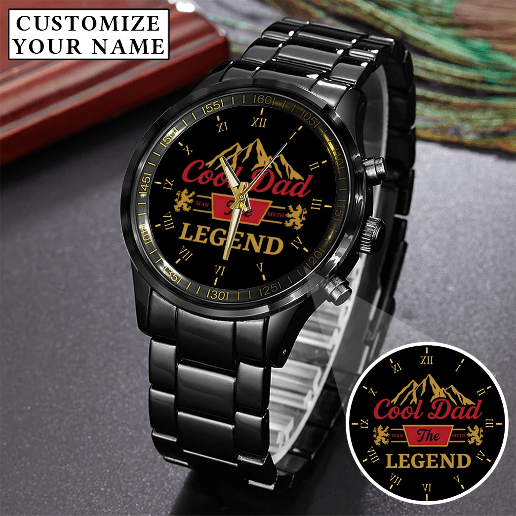 Personalized Father's Day Cool Dad The Legend Watch