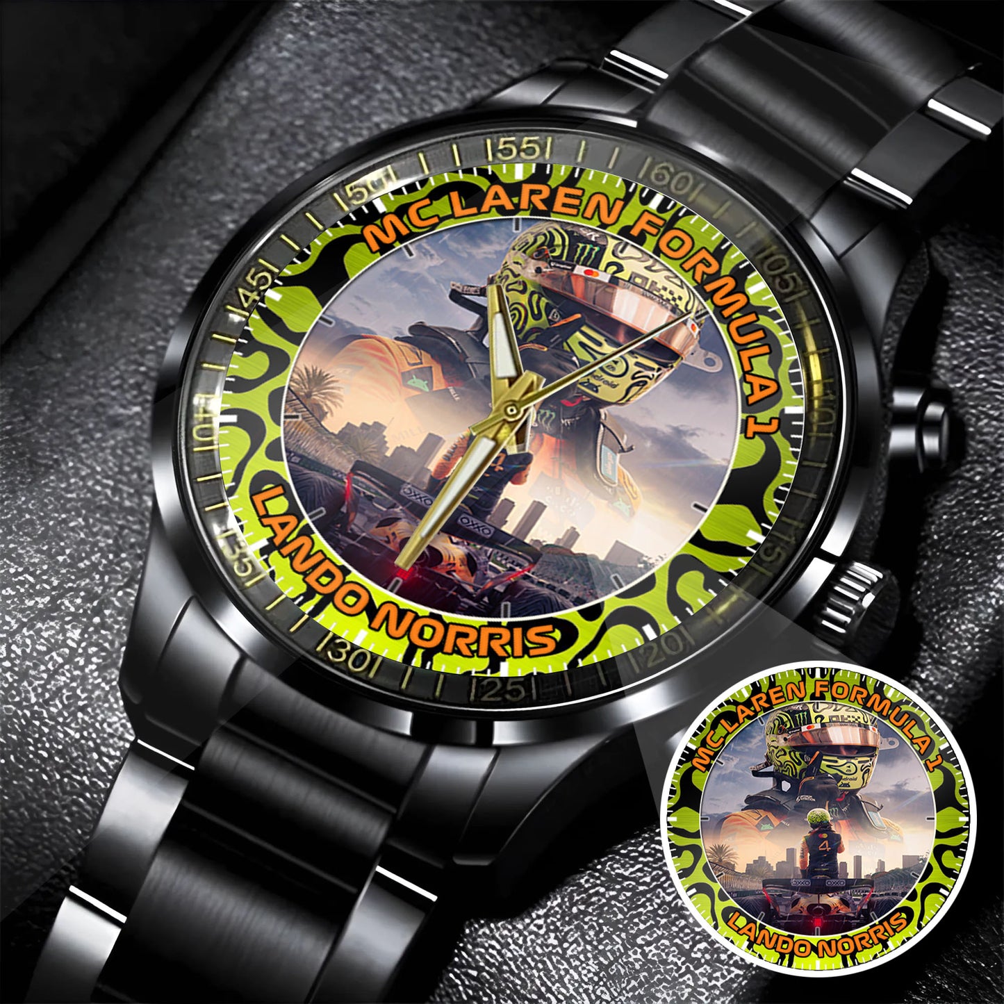F1 Lando Norris McLaren Personalized Watch