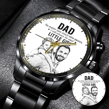 Father's Day Dad and Little Girl Husband Daddy Grandpa Limited Edition Watch
