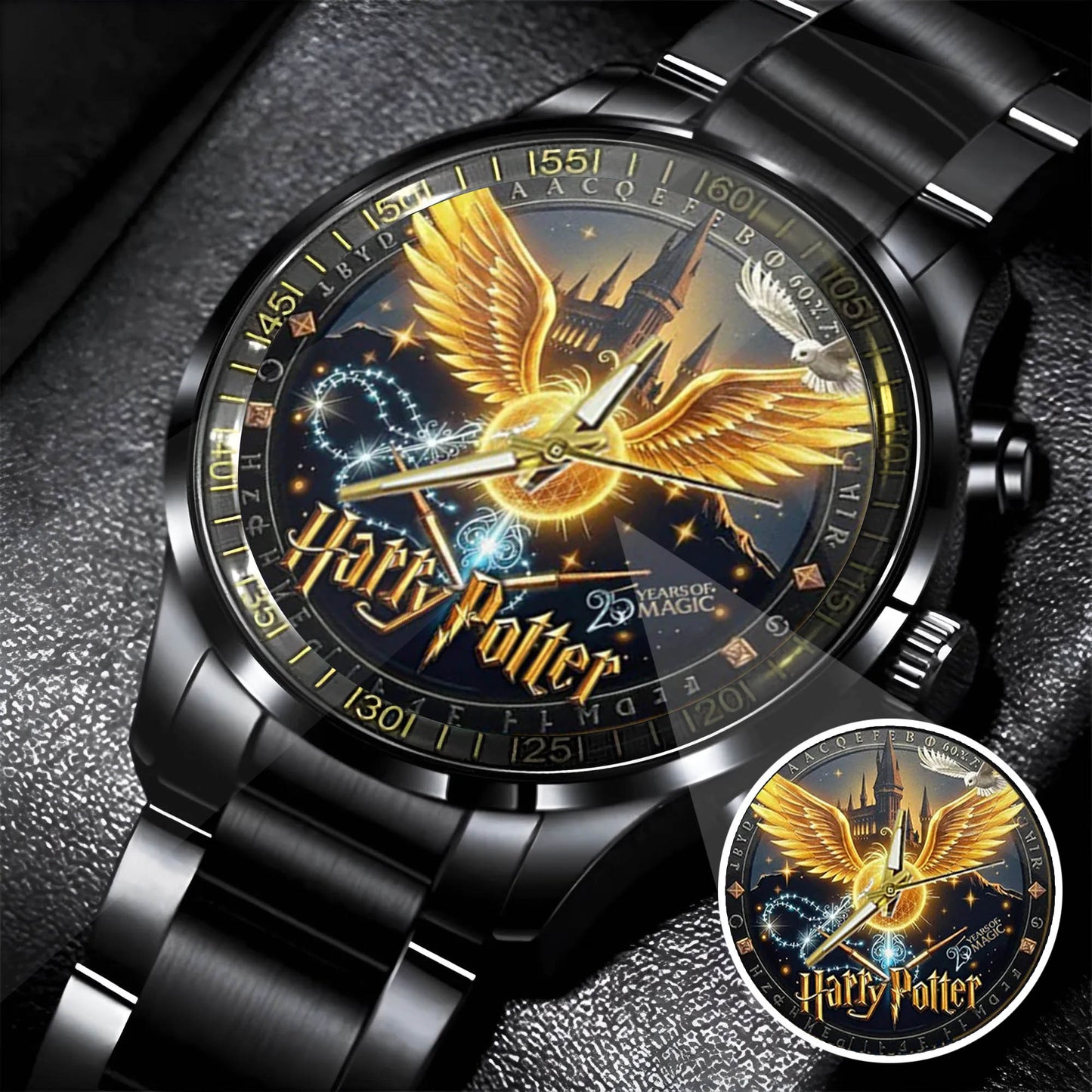 Harry Potter 25th Anniversary Stainless Steel Watch
