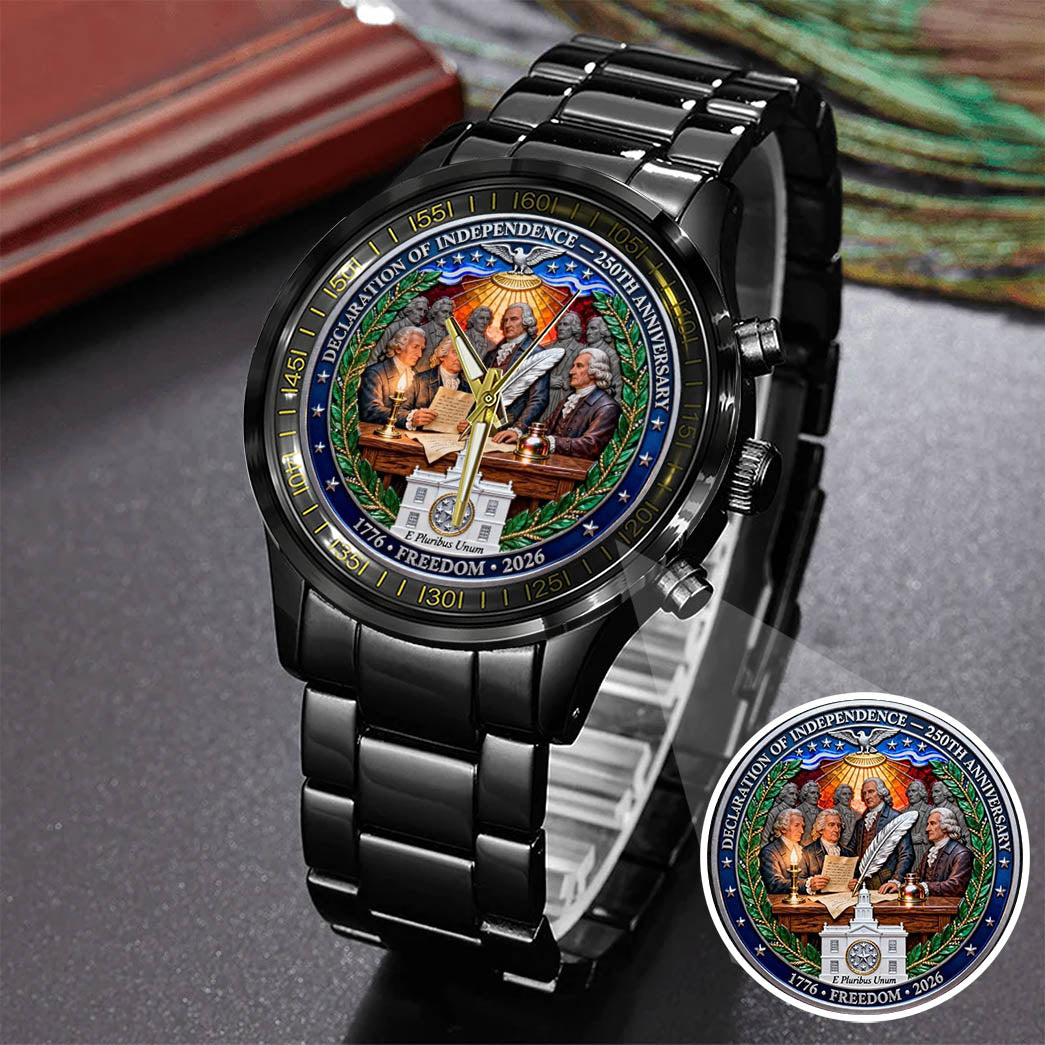 USA 250th Anniversary Founding Fathers Watch