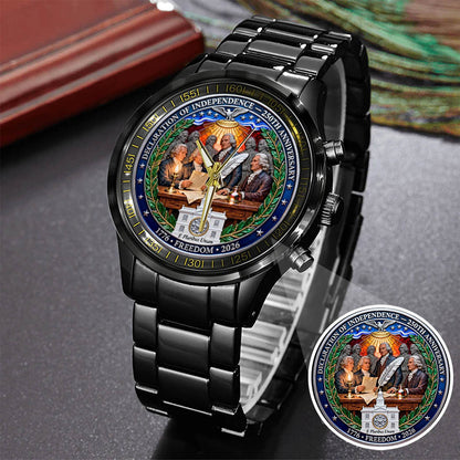 USA 250th Anniversary Founding Fathers Watch