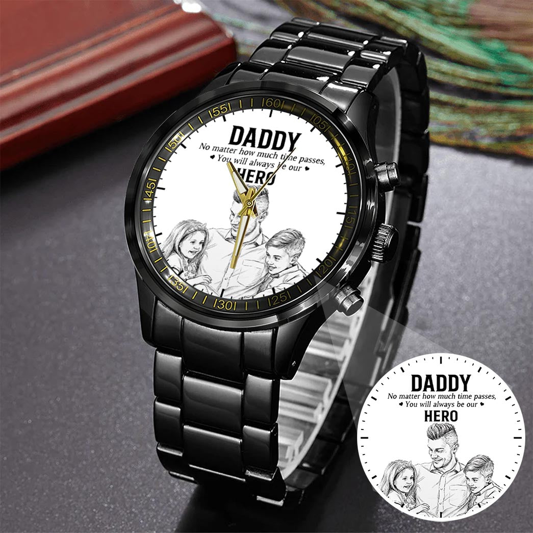 Father's Day Hero Husband Daddy Grandpa Limited Edition Watch