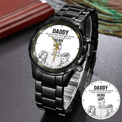 Father's Day Hero Husband Daddy Grandpa Limited Edition Watch