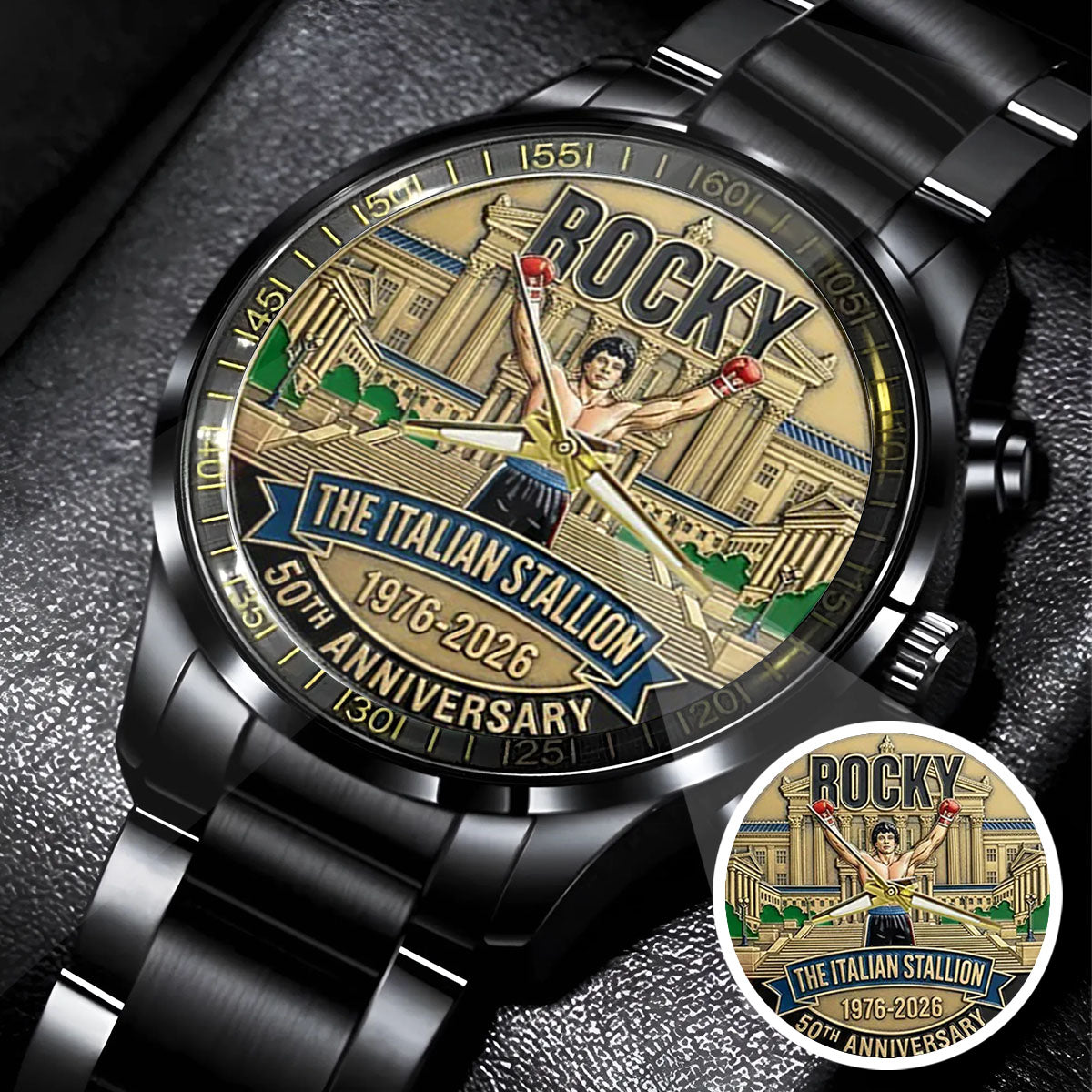 Rocky Balboa Never Stay Down 50th Anniversary Boxing Watch