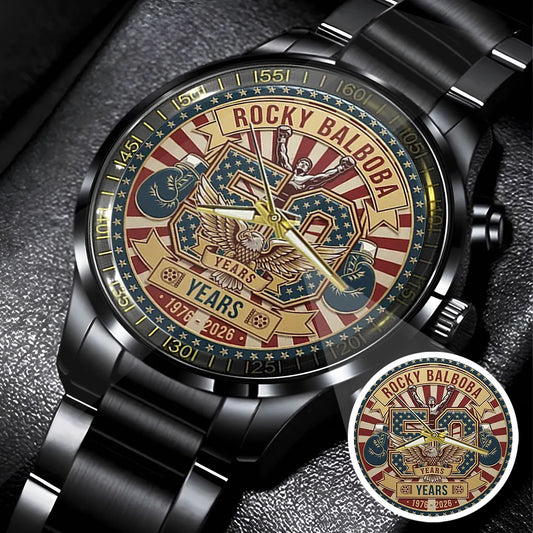 Rocky Balboa Never Stay Down 50th Anniversary Boxing Watch
