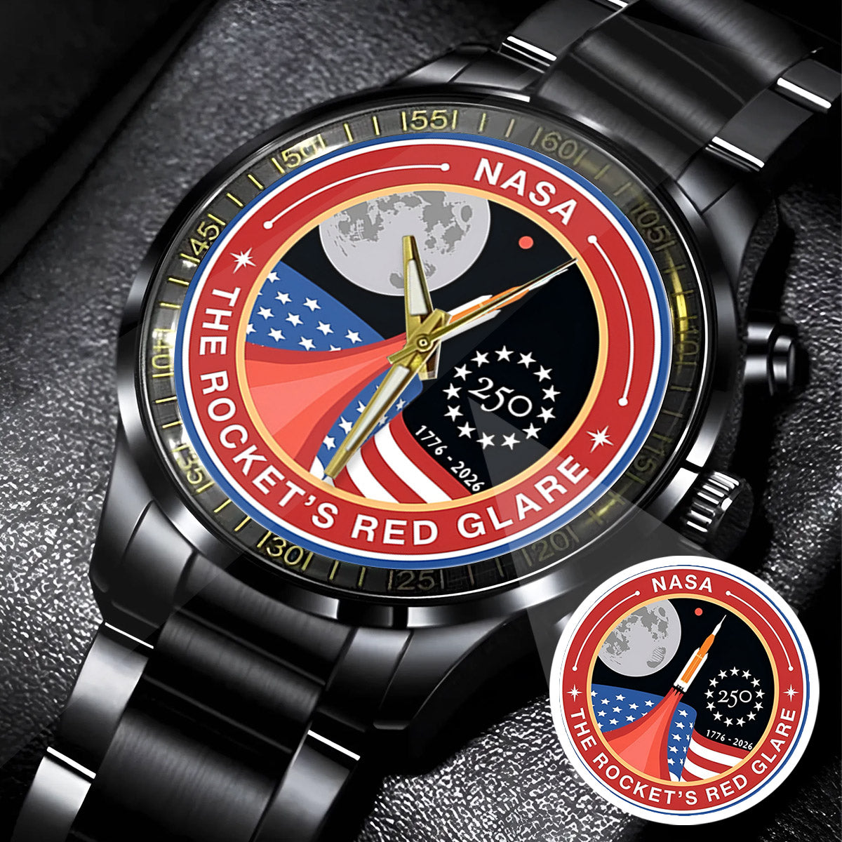 NASA 250th Anniversary Commemorative Watch – Rocket’s Red Glare Limited Edition