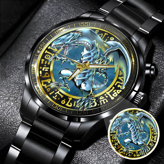 Anime YGO Blue-Eyes White Dragon Watch Dial – Limited Art Design
