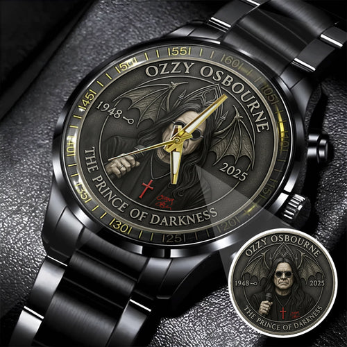 The Prince of Darkness Watch – Gothic Rock Style Watch for Fans & Collectors