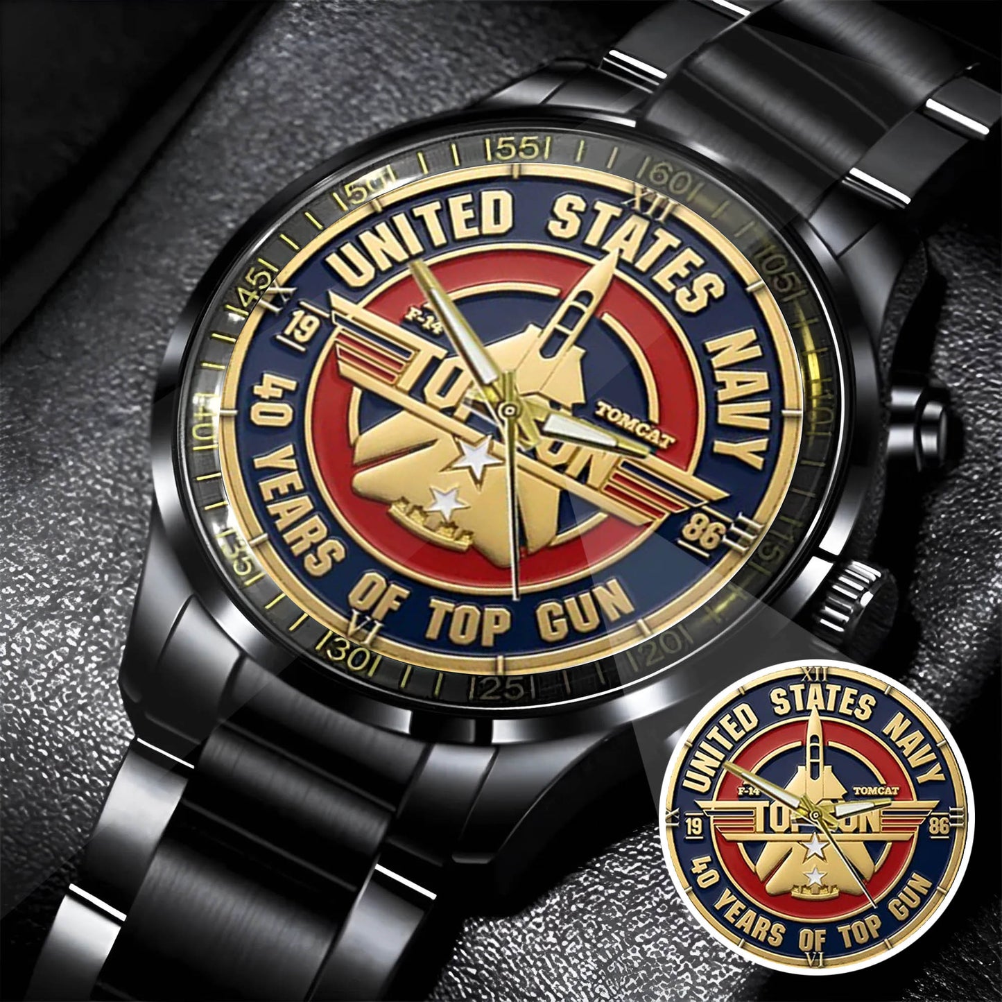 The 40th Aniversary Of Top Gun Custom Watch