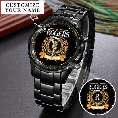Personalized It's A Thing You Wouldn't Understand Custom Name Watch