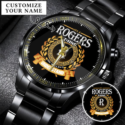 Personalized It's A Thing You Wouldn't Understand Custom Name Watch