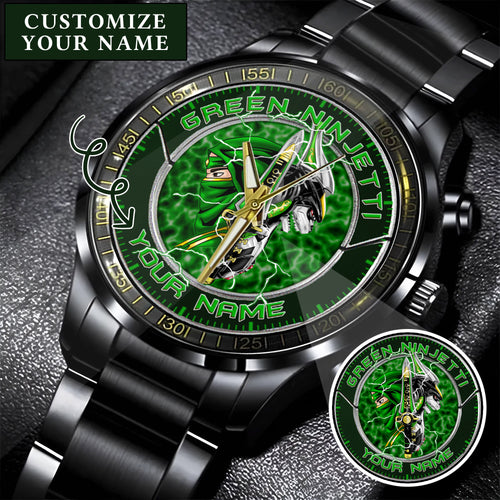 Power Rangers Green Ninjetti Personalized Watch