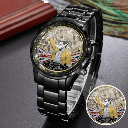 Freddie Mercury Stainless Steel Watch