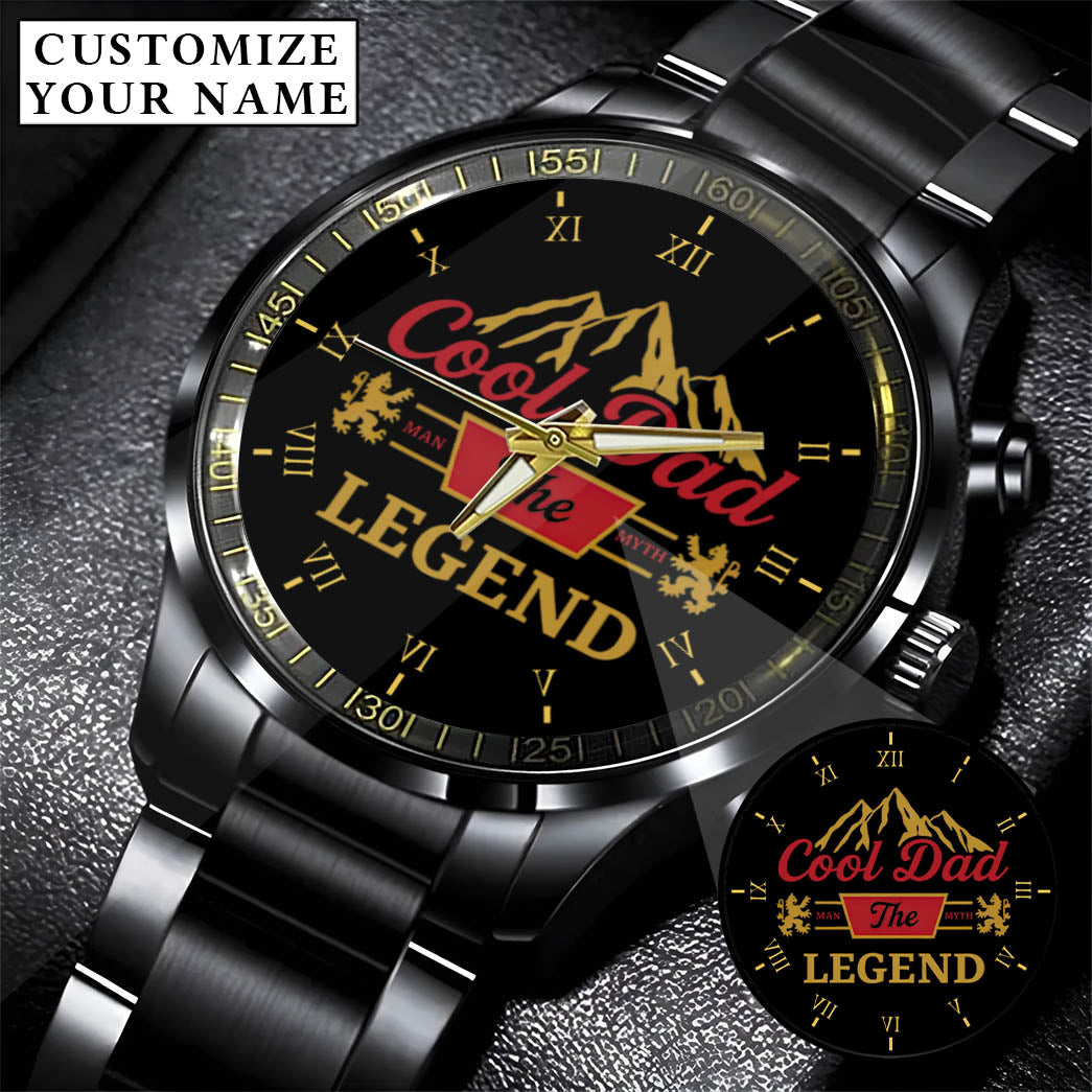 Personalized Father's Day Cool Dad The Legend Watch