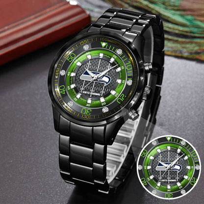 Seattle Seahawks Stainless Steel Watch