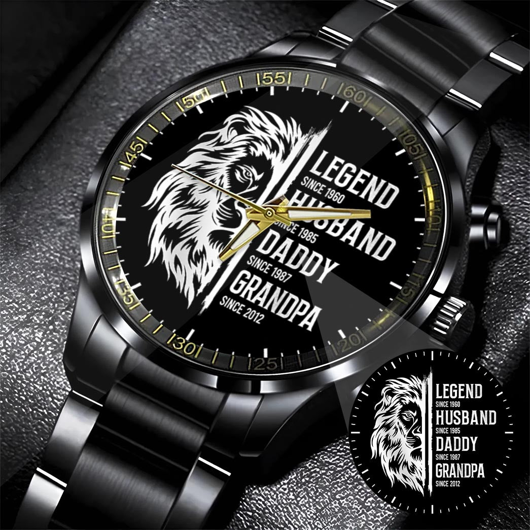Father's Day Legend Husband Daddy Grandpa Limited Edition Watch