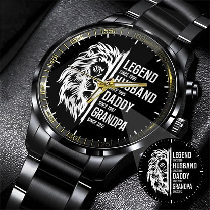 Father's Day Legend Husband Daddy Grandpa Limited Edition Watch