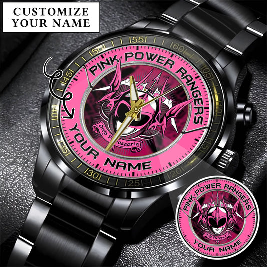 Mighty Morphin Power Rangers Pterodactyl Custom Name Watch