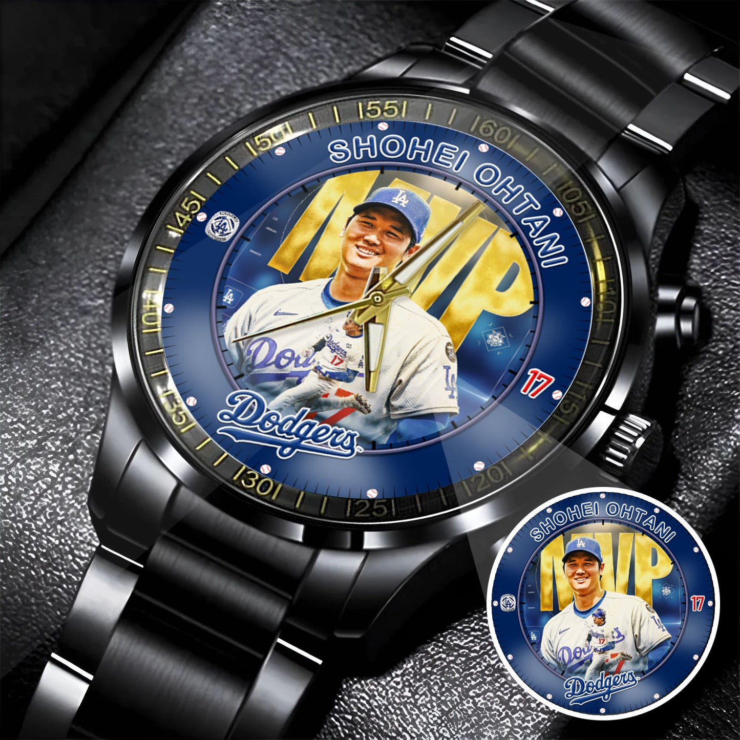 Baseball Shohei Ohtani 2025 MVP, Back to Back AL MVP, LA Dodgers Baseball Personalized Watch