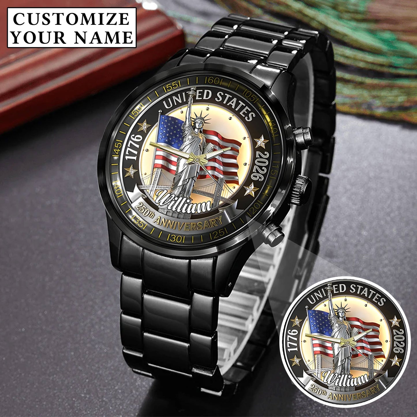 250th Anniversary Customized Watch