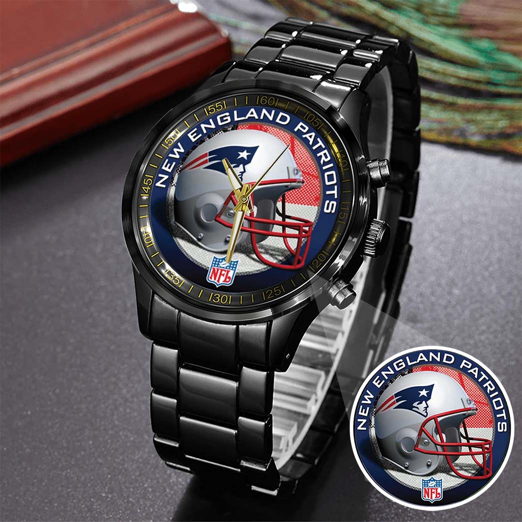 New England Patriots Champions Stainless Steel Watch