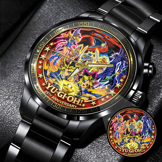 Anime Yugioh 25th Anniversary Coin Custom Watch
