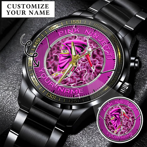 Power Rangers Pink Ninjetti Personalized Watch