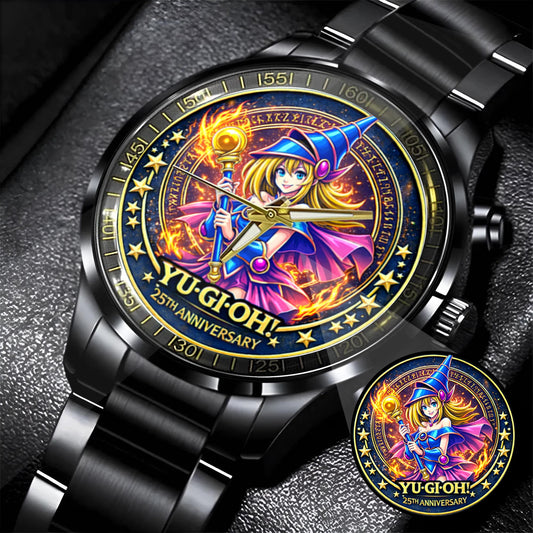 Anime Yugioh 25th Anniversary Coin Magician Girl Custom Watch